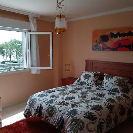 O Enxidro Playa, A 40 M De Playa Jardin Apartment Boiro Exterior photo