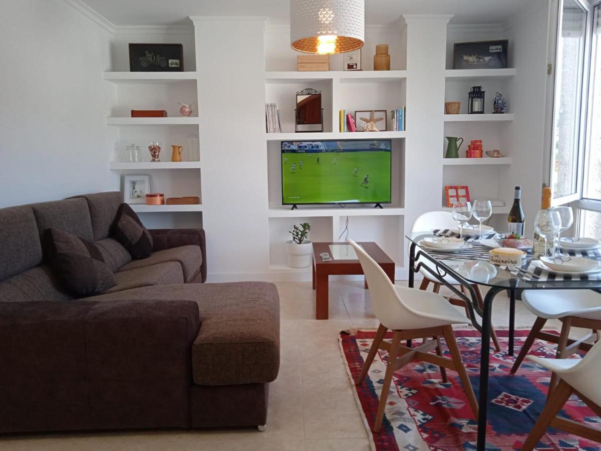 O Enxidro Playa, A 40 M De Playa Jardin Apartment Boiro