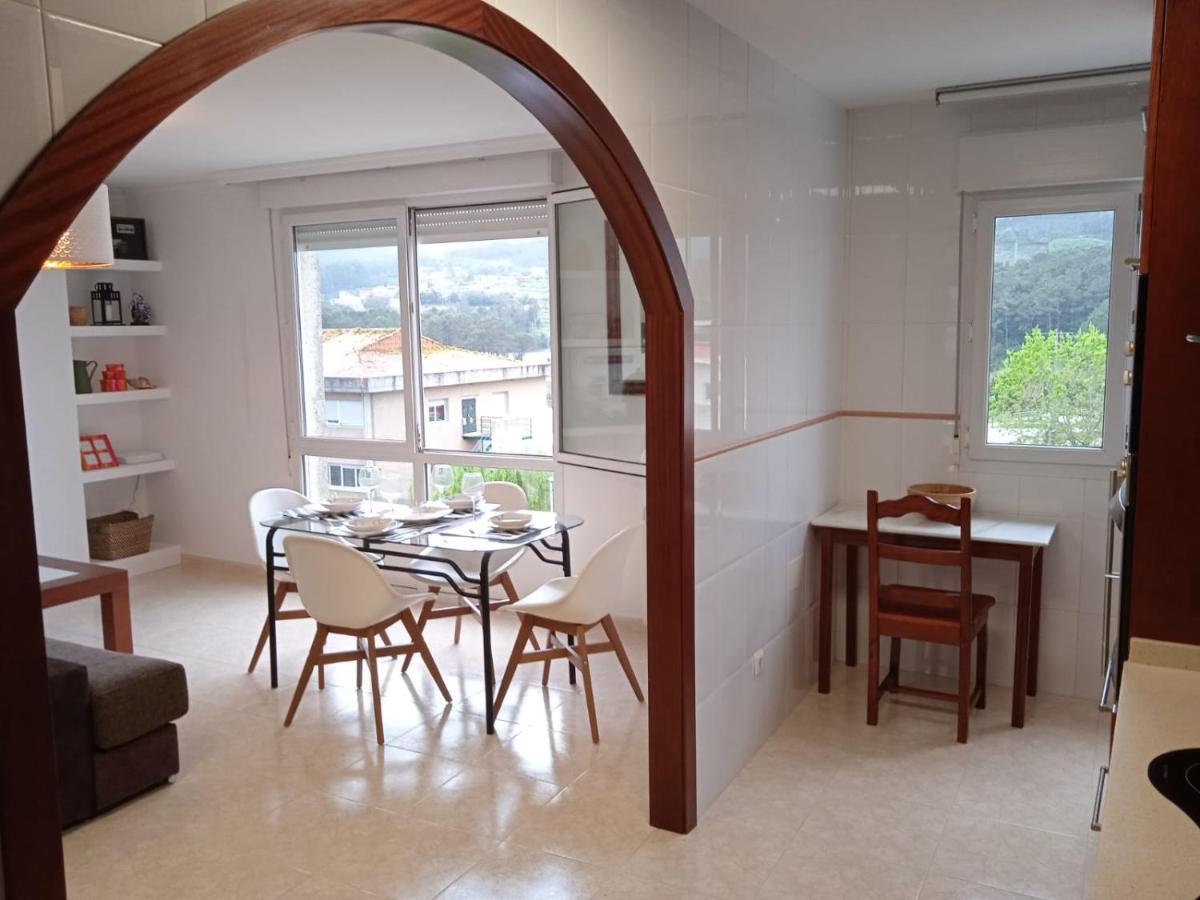 O Enxidro Playa, A 40 M De Playa Jardin Apartment Boiro